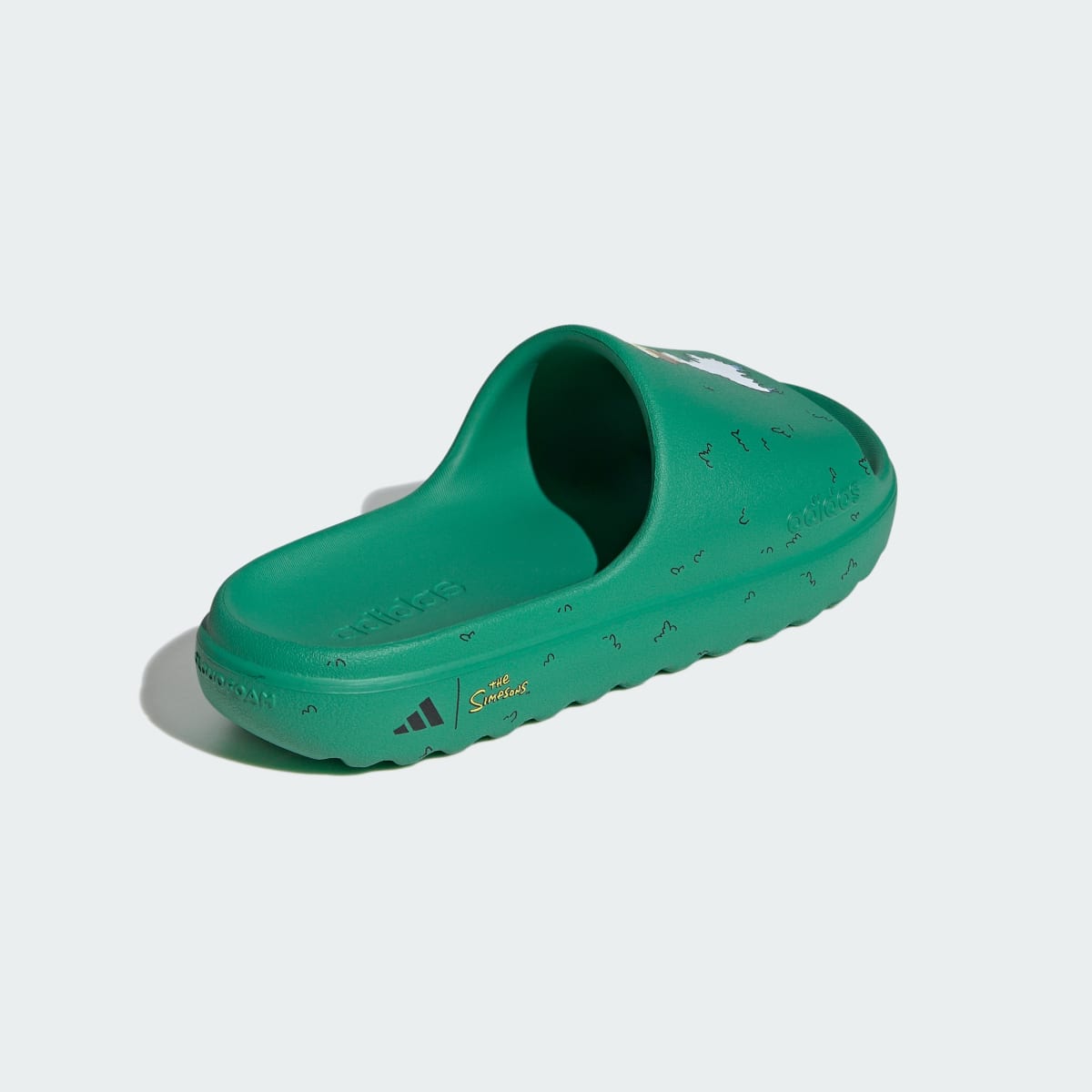 Adidas Adilette Lumia Slides The Simpsons Court Green