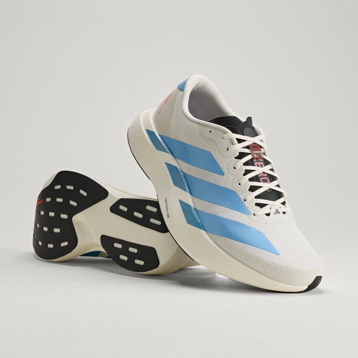 Adidas Adizero EVO SL Woven Off White Light Blue Red