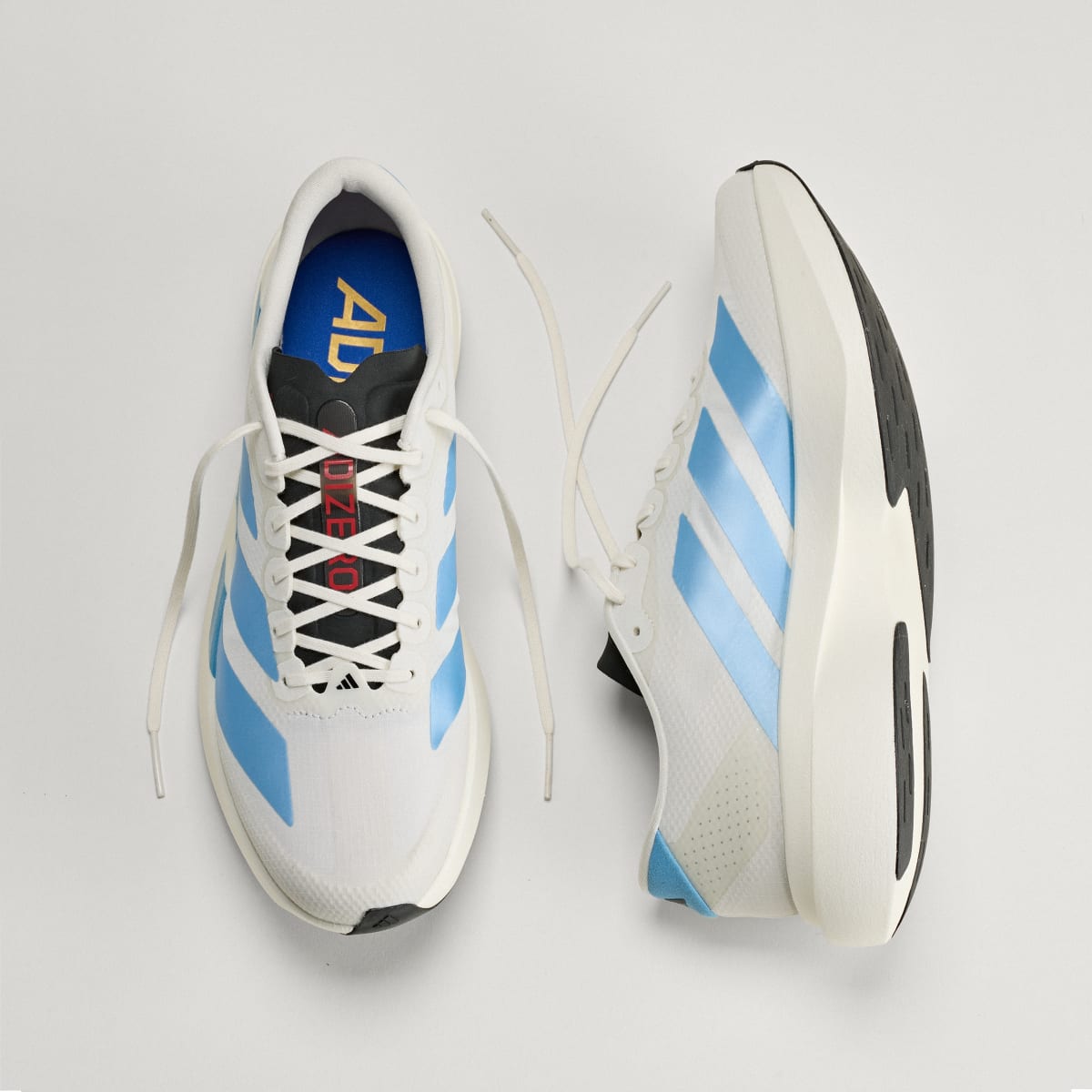 Adidas Adizero EVO SL Woven Off White Light Blue Red