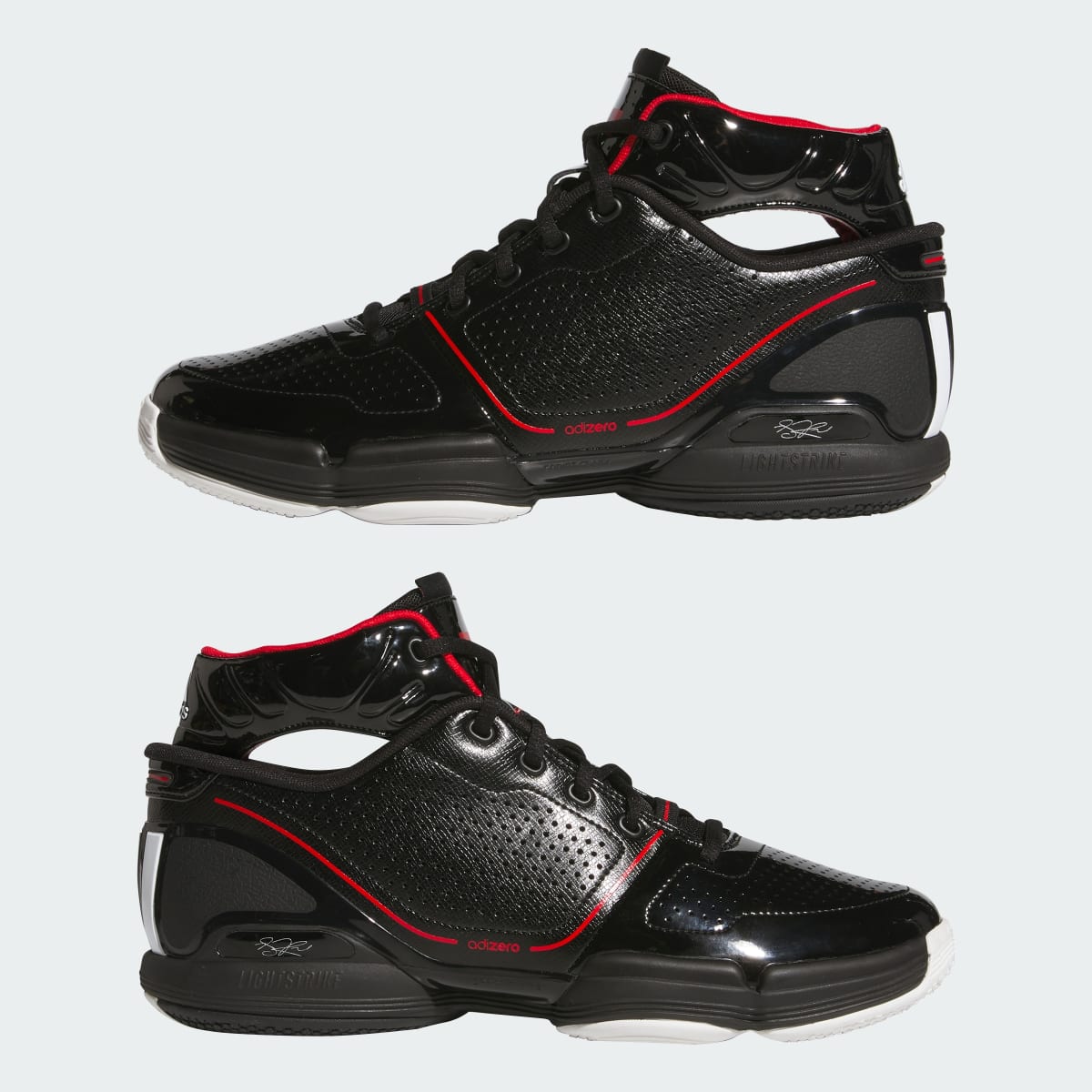 Adidas Adizero Rose 1 Black Red