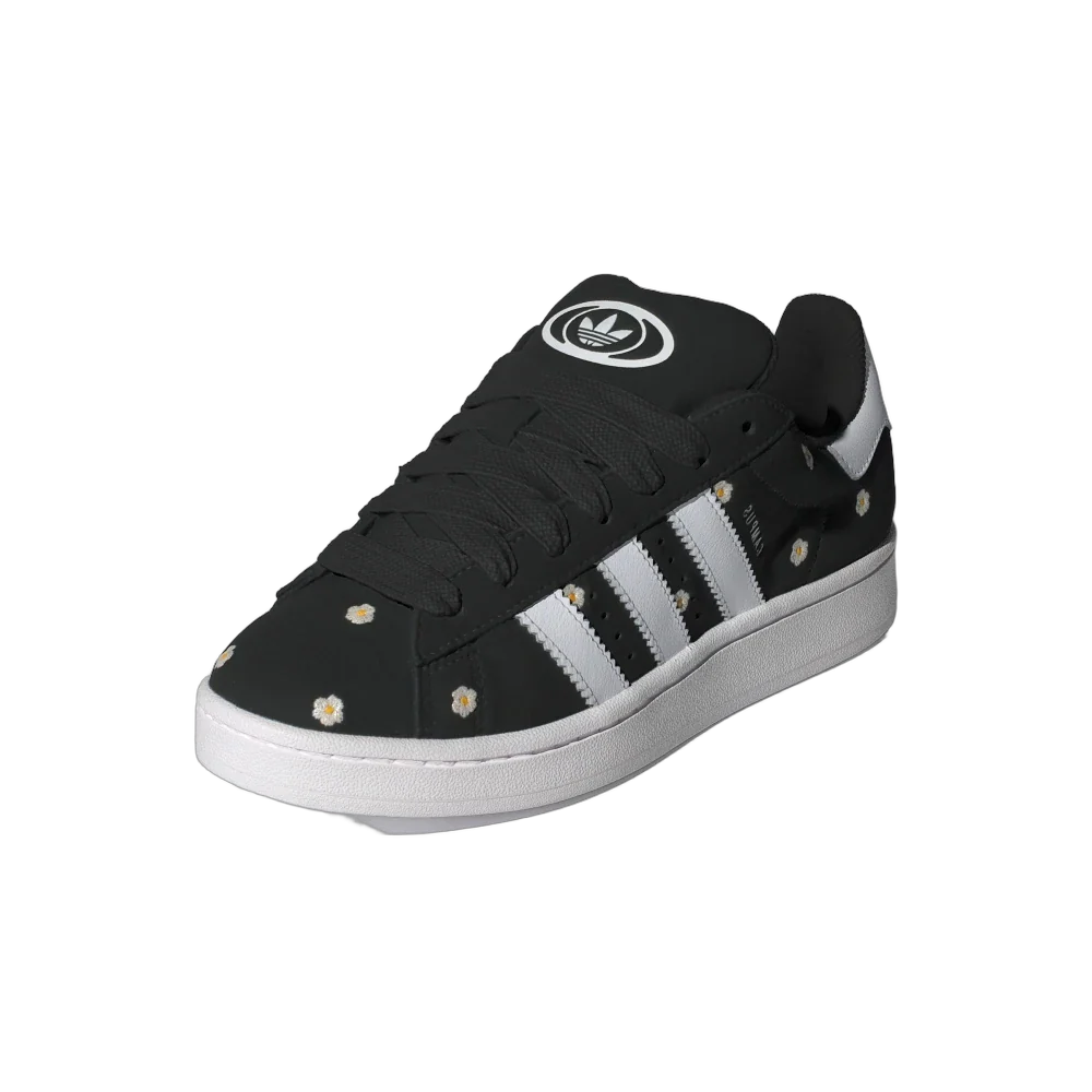 Adidas Campus 00s Core Black Floral, Core Black/Cloud White/Cloud White (IF9640)