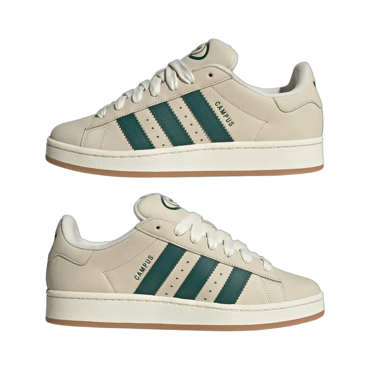 Adidas Campus 00s Cream White Collegiate Green