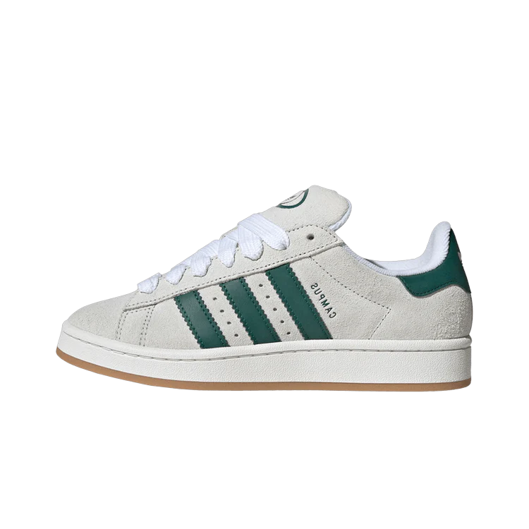 Adidas Campus 00s Crystal White Collegiate Green, Crystal White/Core White/Collegiate Green (JQ7784)