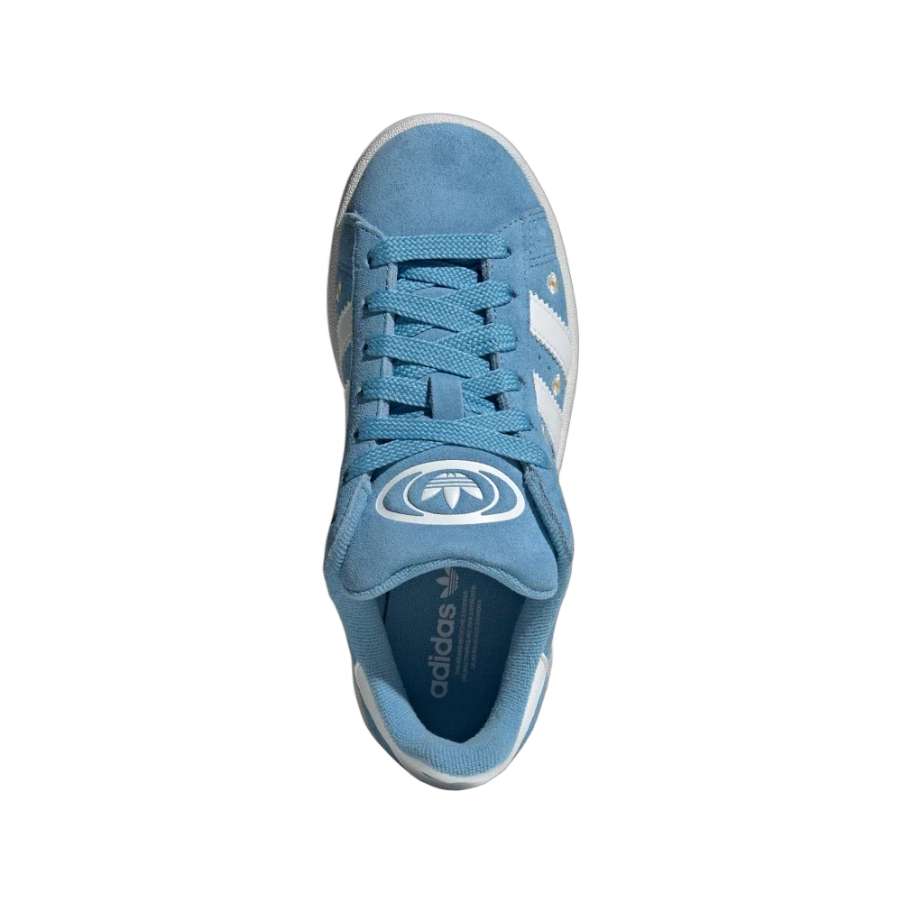 Adidas Campus 00s Light Blue Floral (Kid's), Light Blue/Cloud White/Light Blue (IG6998)