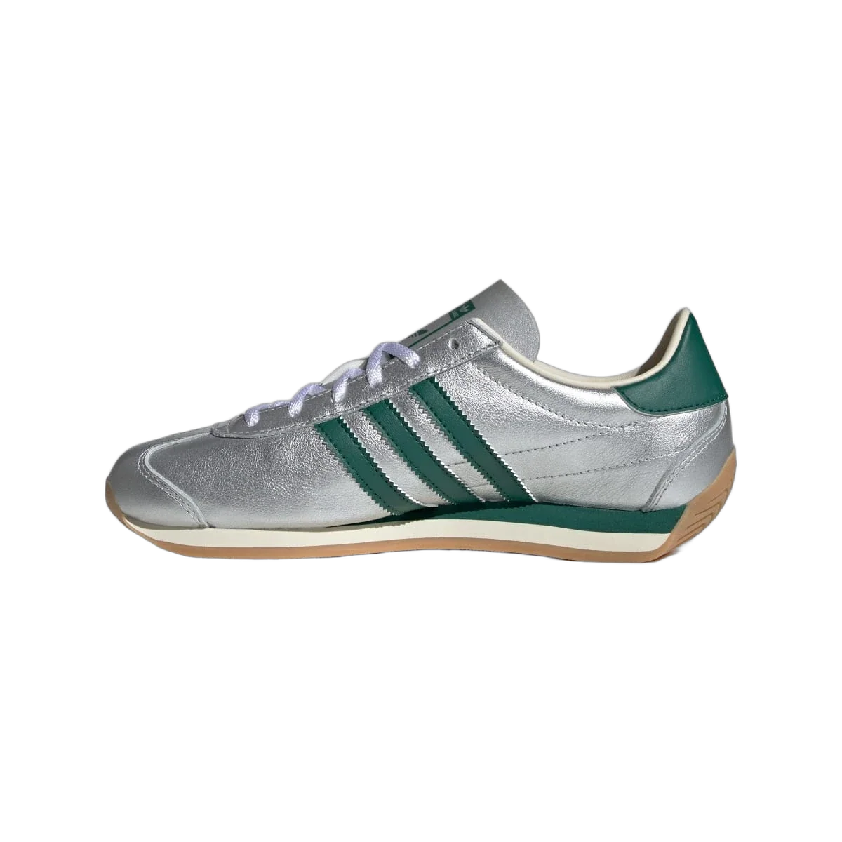 Adidas Country OG Silver Metallic Collegiate Green