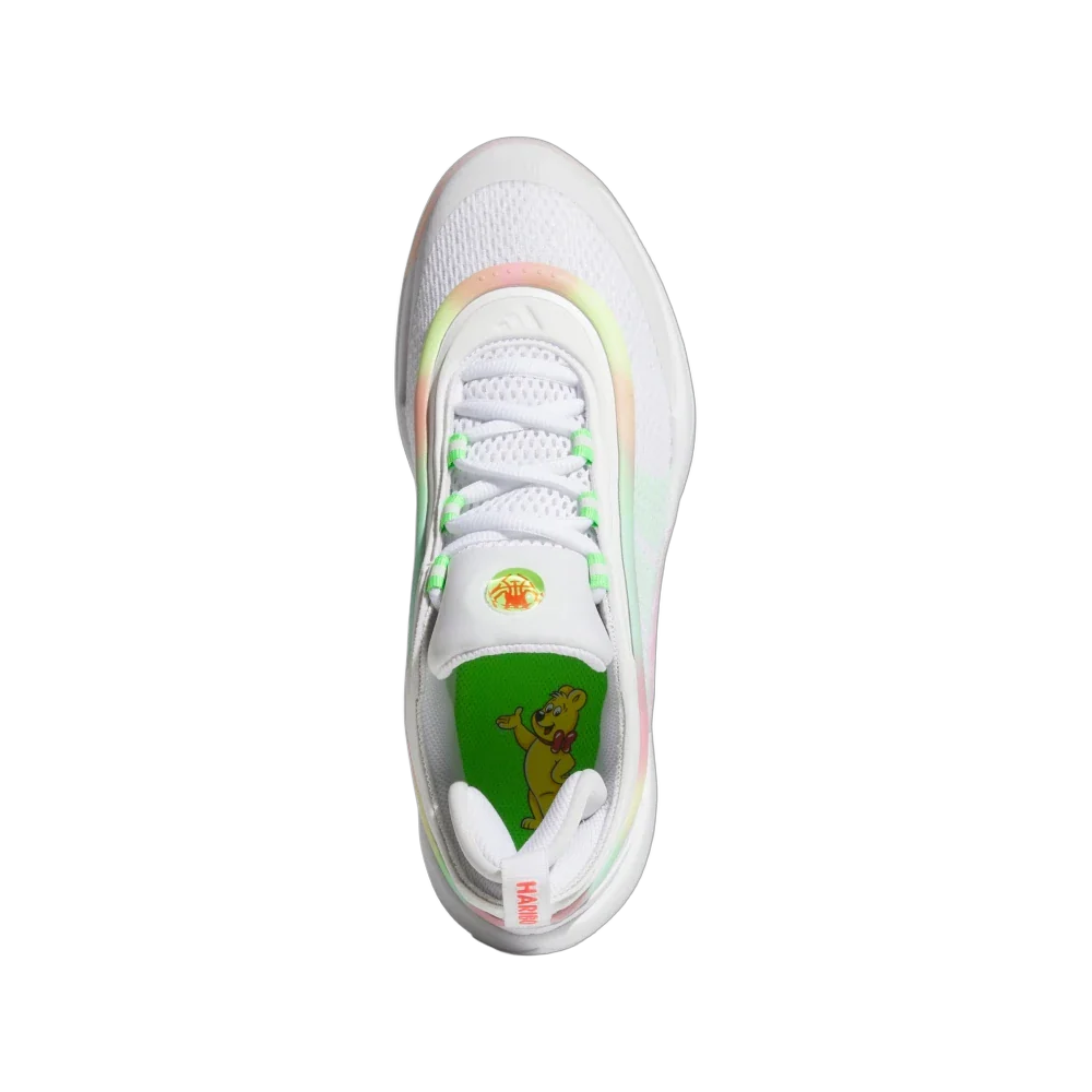 Adidas D.O.N. Issue #6 Haribo Goldbears Cloud White, Cloud White/Solar Green/Cloud White (JH7918)