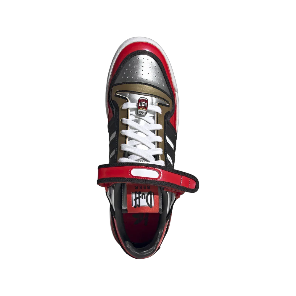 Adidas Forum Low The Simpsons Duffman, White/Red-Silver-Gold (H05801)