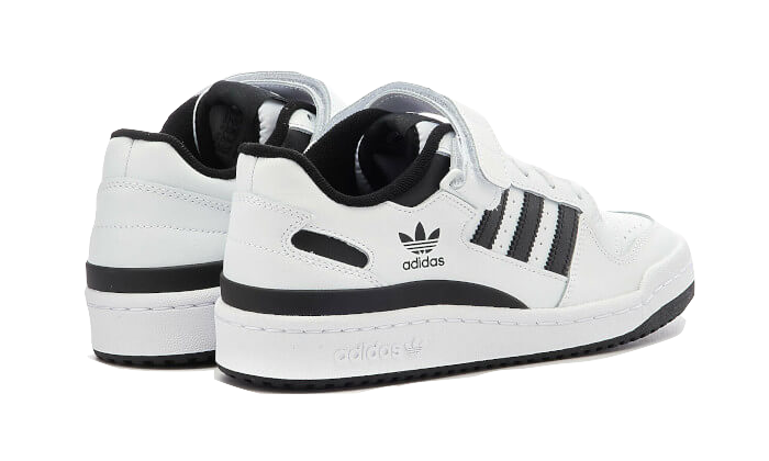 Adidas Forum Low White Black, Footwear White/Core Black/Footwear White (FY7757)
