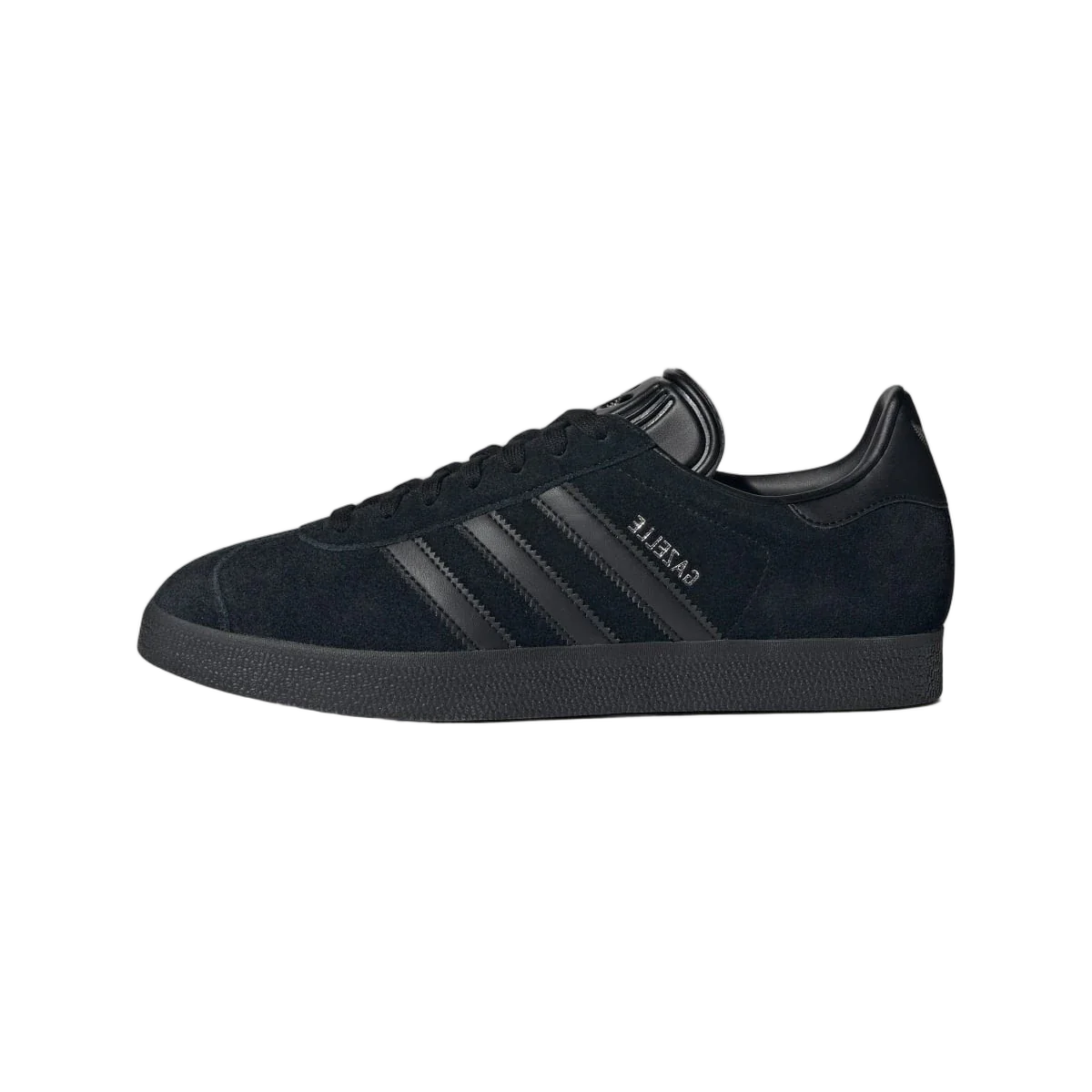 Adidas Gazelle All Black Silver Metallic