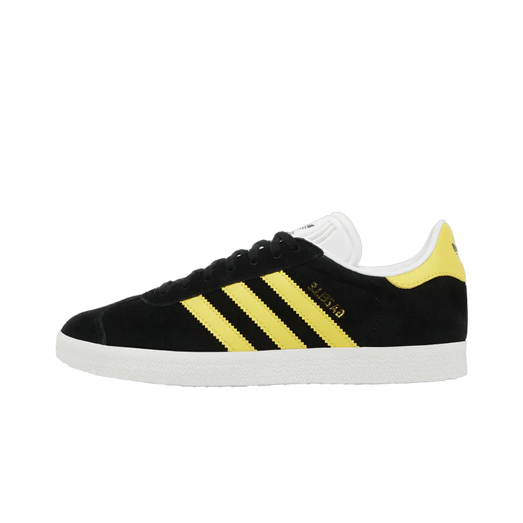 Adidas Gazelle Black Impact Yellow, Core Black/Impact Yellow/Cloud White (IG0669)