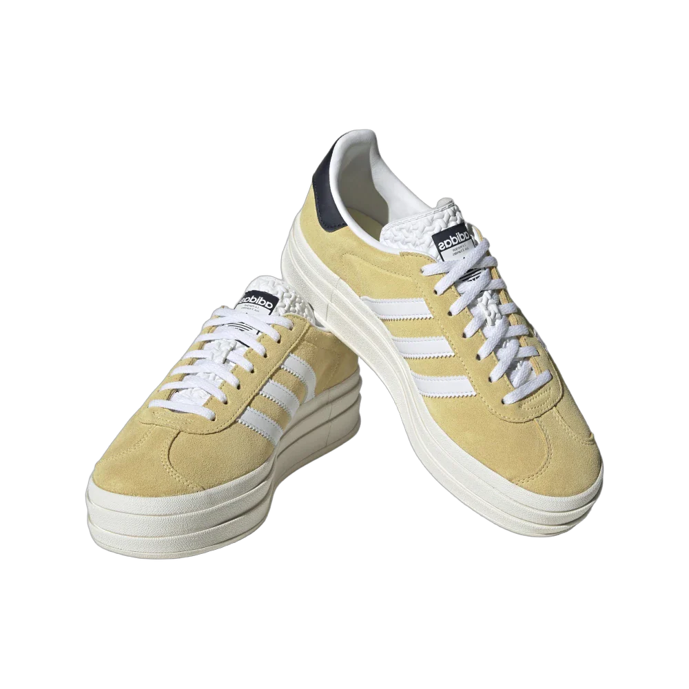 Adidas Gazelle Bold Almost Yellow, Almost Yellow/Cloud White/Legend Ink (HQ6891)