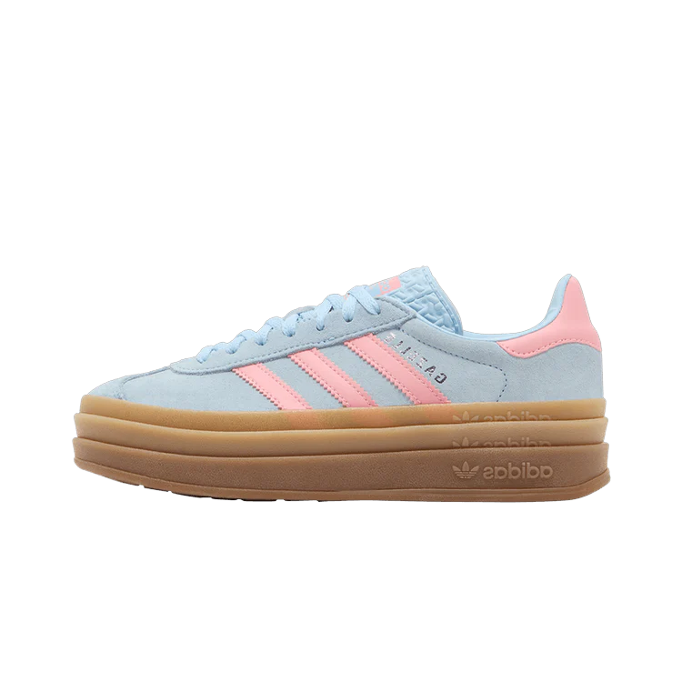 Adidas Gazelle Bold Clear Sky Semi Pink Spark, Clear Sky/Semi Pink Spark/Silver Metallic (JI3384)