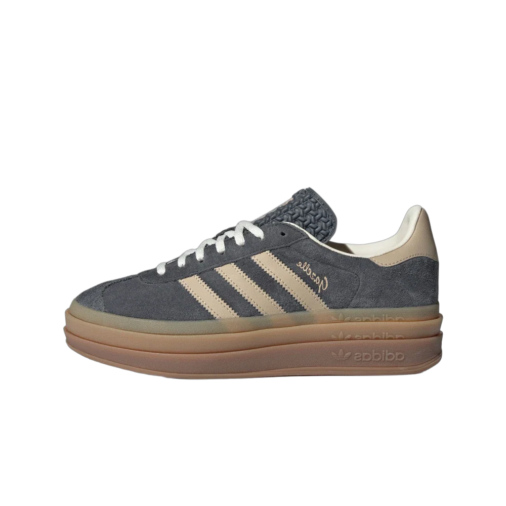 Adidas Gazelle Bold Grey Magic Beige Gum, Grey Six/Magic Beige/Cream White (IE0428)