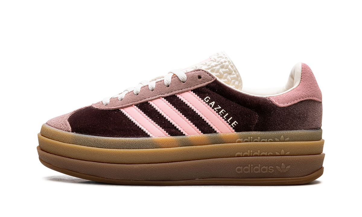 Adidas Gazelle Bold Shadow Brown Warm Clay Glow Pink