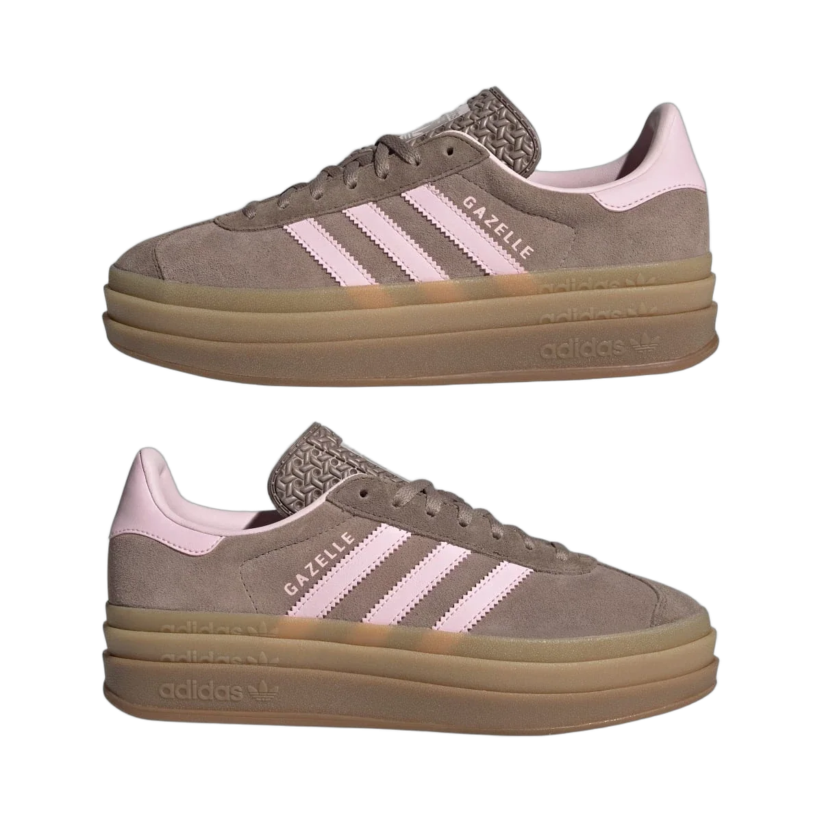 Adidas Gazelle Bold Trace Brown Clear Pink