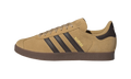 Adidas Gazelle Golden Beige Dark Brown Gold Metallic