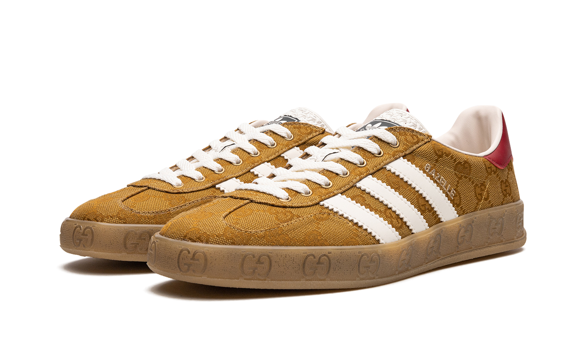 Adidas Gazelle Gucci Original GG Beige Brown
