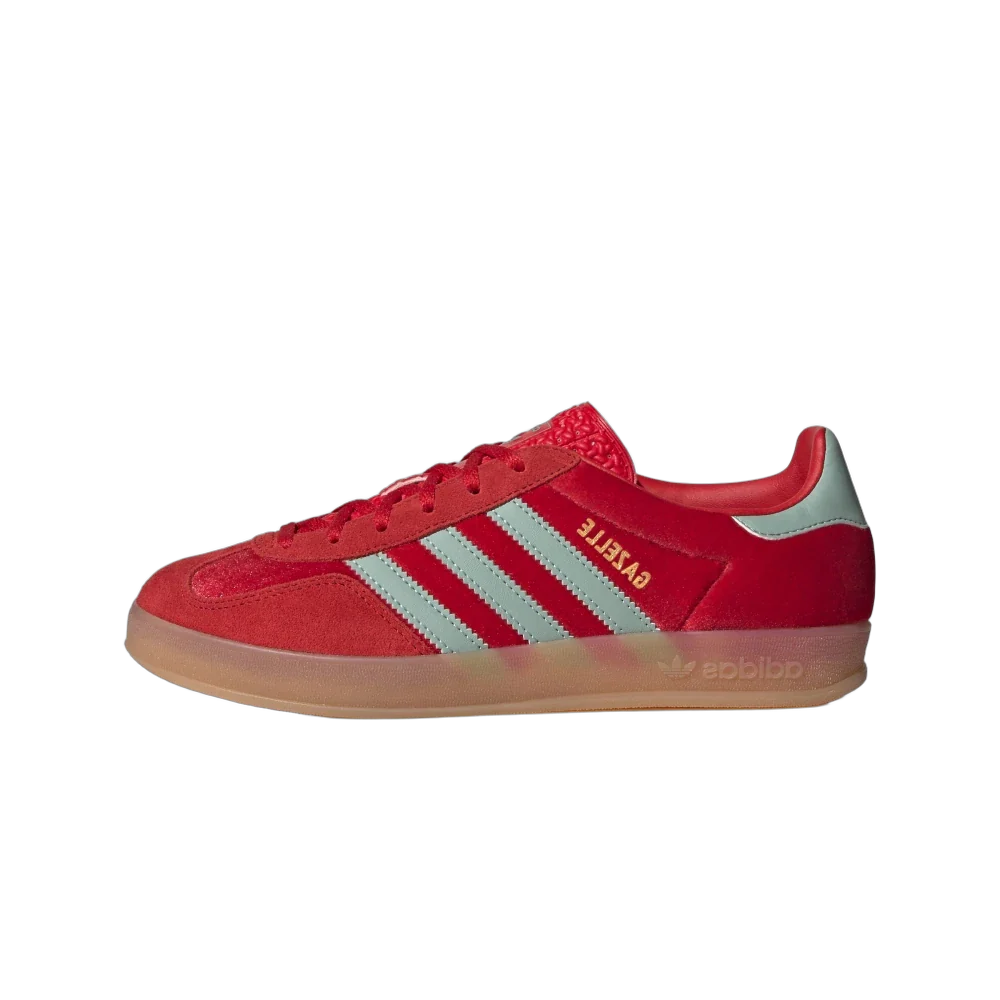 Adidas Gazelle Indoor Better Scarlet Hazy Green, Better Scarlet/Hazy Green/Gum (IG6786)