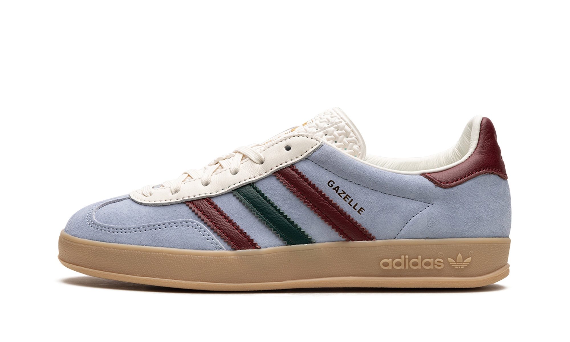Adidas Gazelle Indoor Blue Dawn Collegiate Burgundy