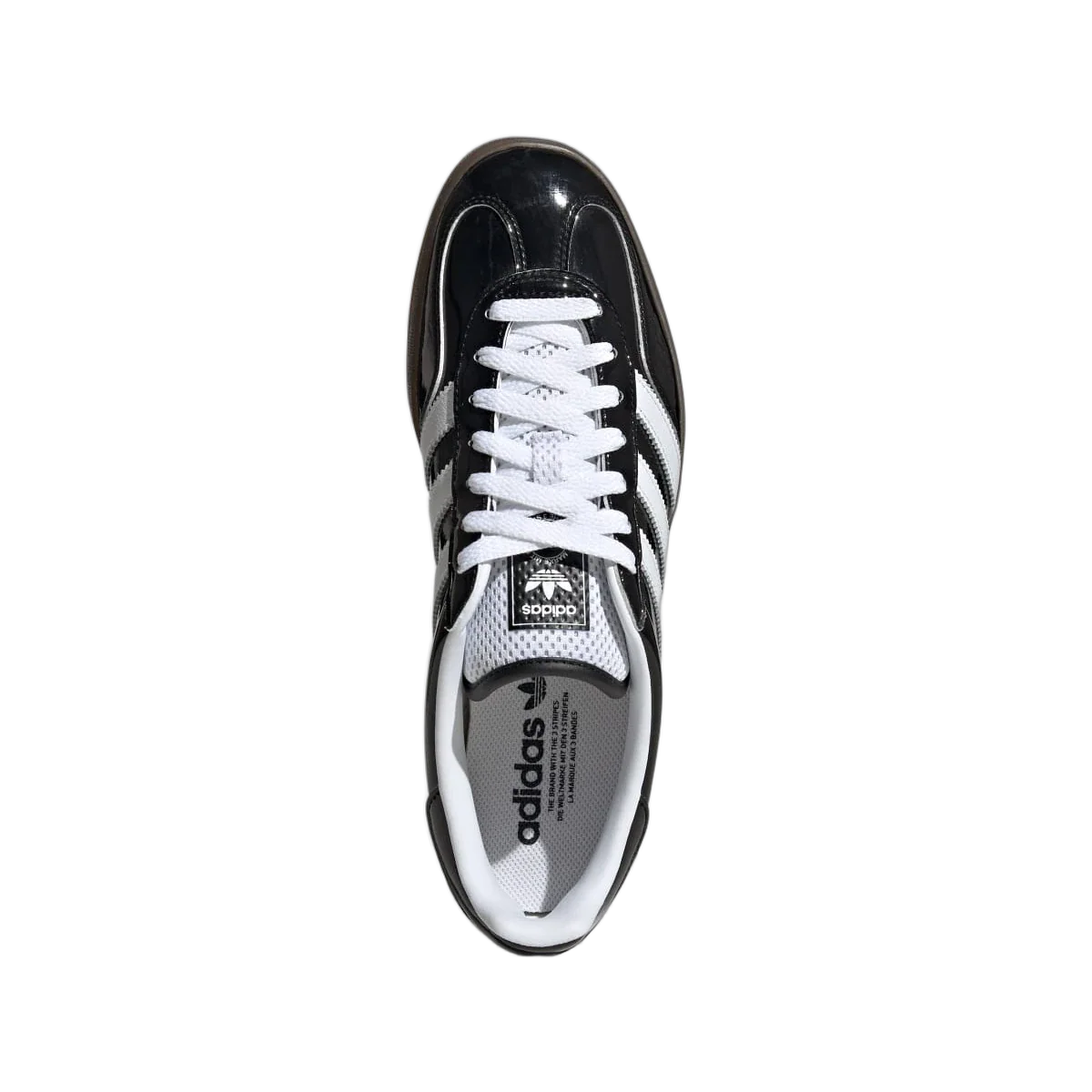 Adidas Gazelle Indoor Core Black Patent Leather