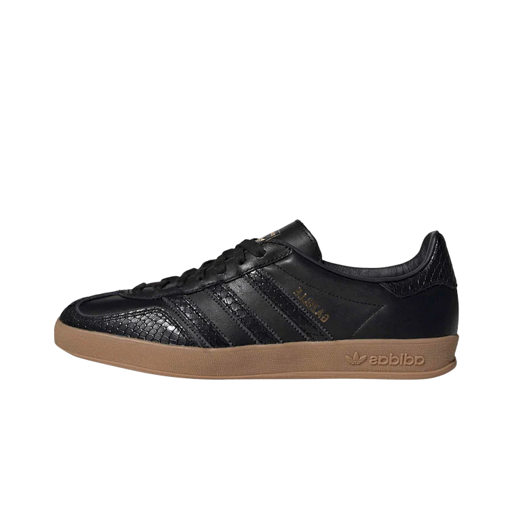 Adidas Gazelle Indoor Core Black Snakeskin, Core Black/Core Black/Gum (IF1978)