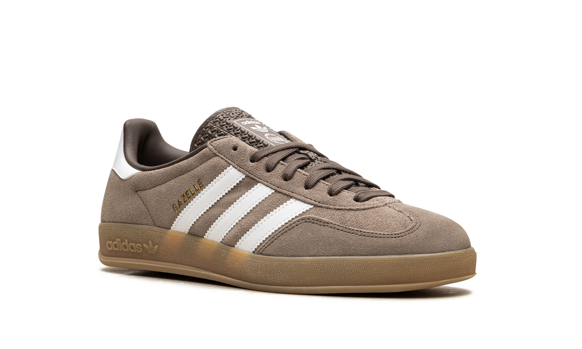 Adidas Gazelle Indoor Earth Strata White Gold Metallic