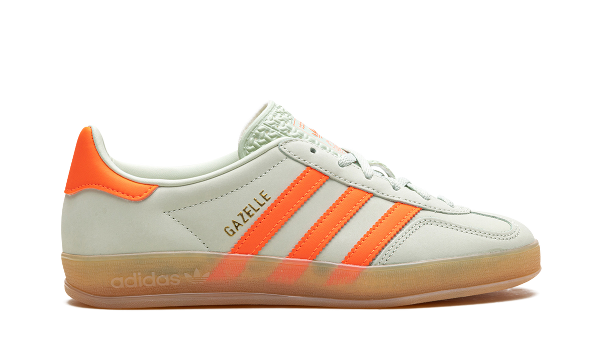 Adidas Gazelle Indoor Linen Green Solar Orange