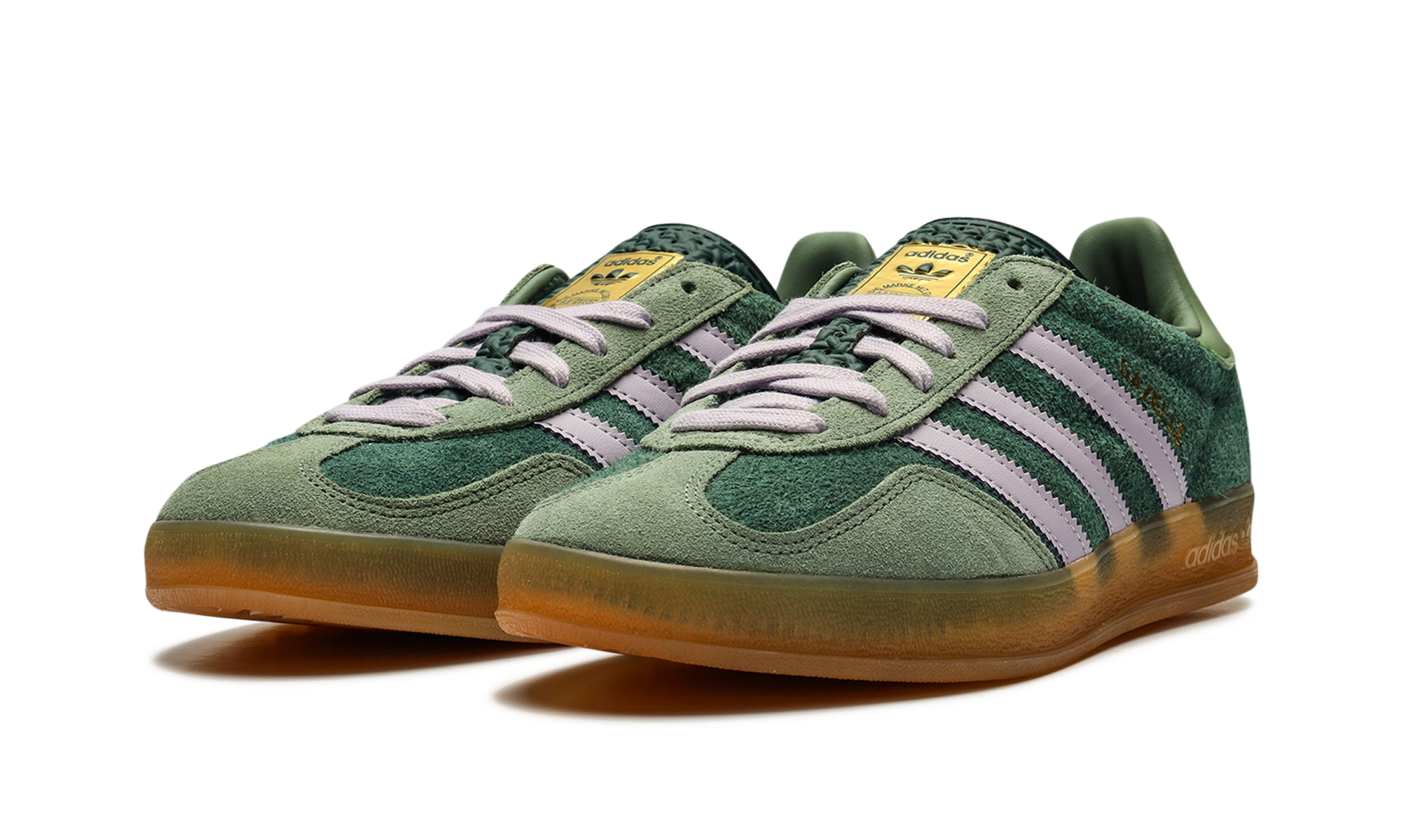 Adidas Gazelle Indoor Mineral Green Silver Dawn