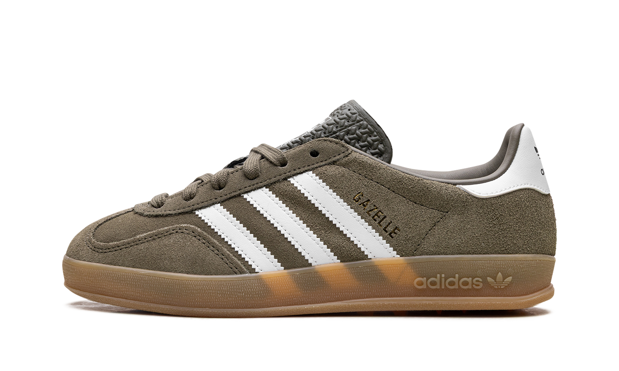 Adidas Gazelle Indoor Olive Strata Cloud White Gum