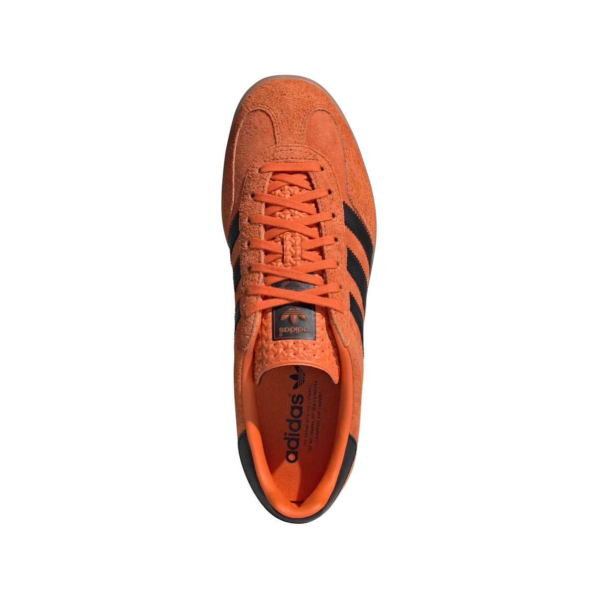 Adidas Gazelle Indoor Orange Gum, Orange/Core Black/Gum (JI3905)