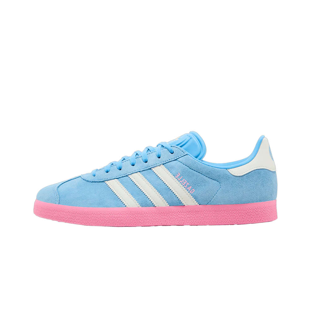 Adidas Gazelle Inter Miami CF Third Kit, Semi Blue Burst/White Tint/Bliss Pink (JR4178)