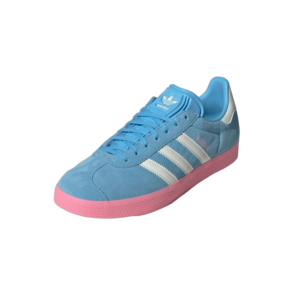 Adidas Gazelle Inter Miami CF Third Kit, Semi Blue Burst/White Tint/Bliss Pink (JR4178)