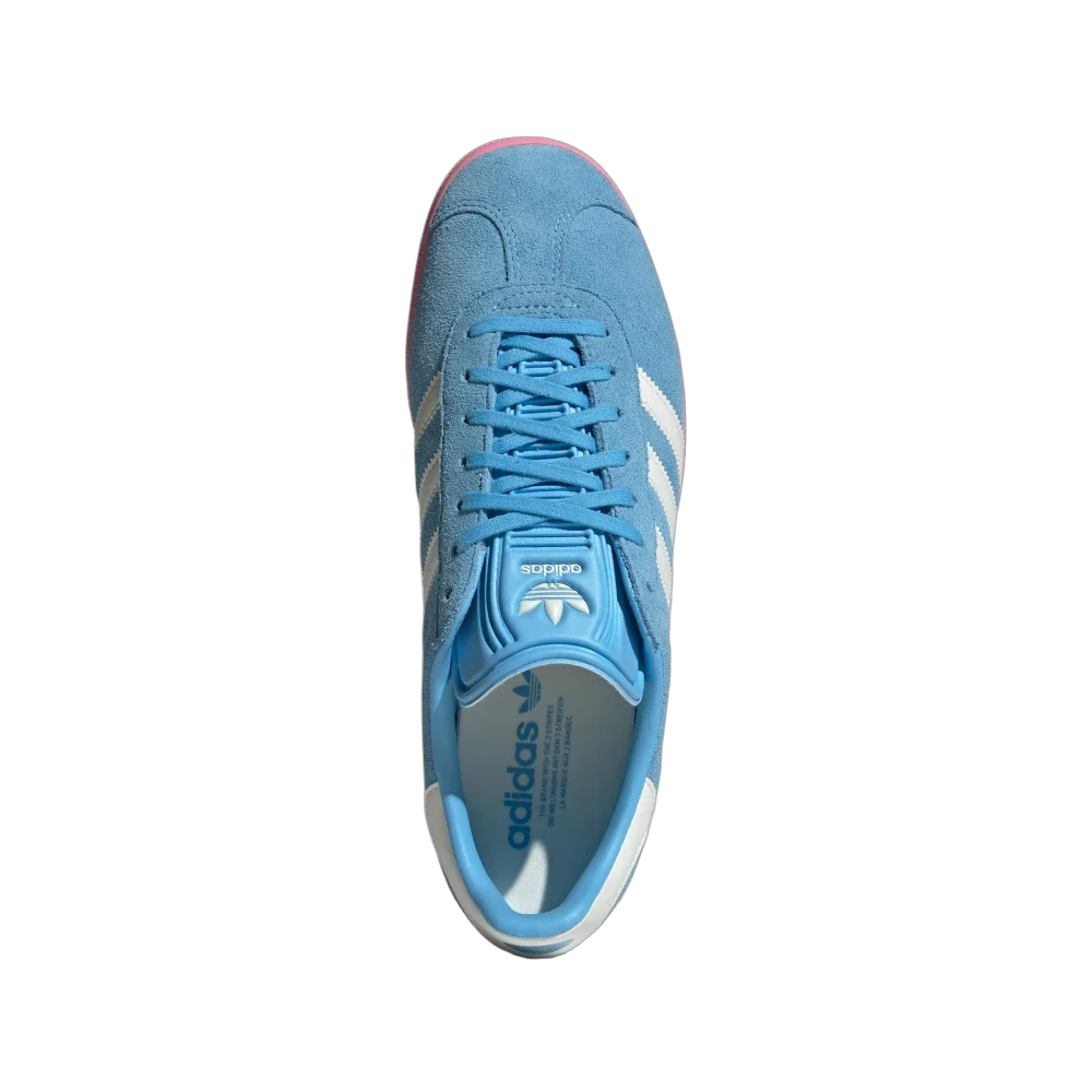 Adidas Gazelle Inter Miami CF Third Kit, Semi Blue Burst/White Tint/Bliss Pink (JR4178)