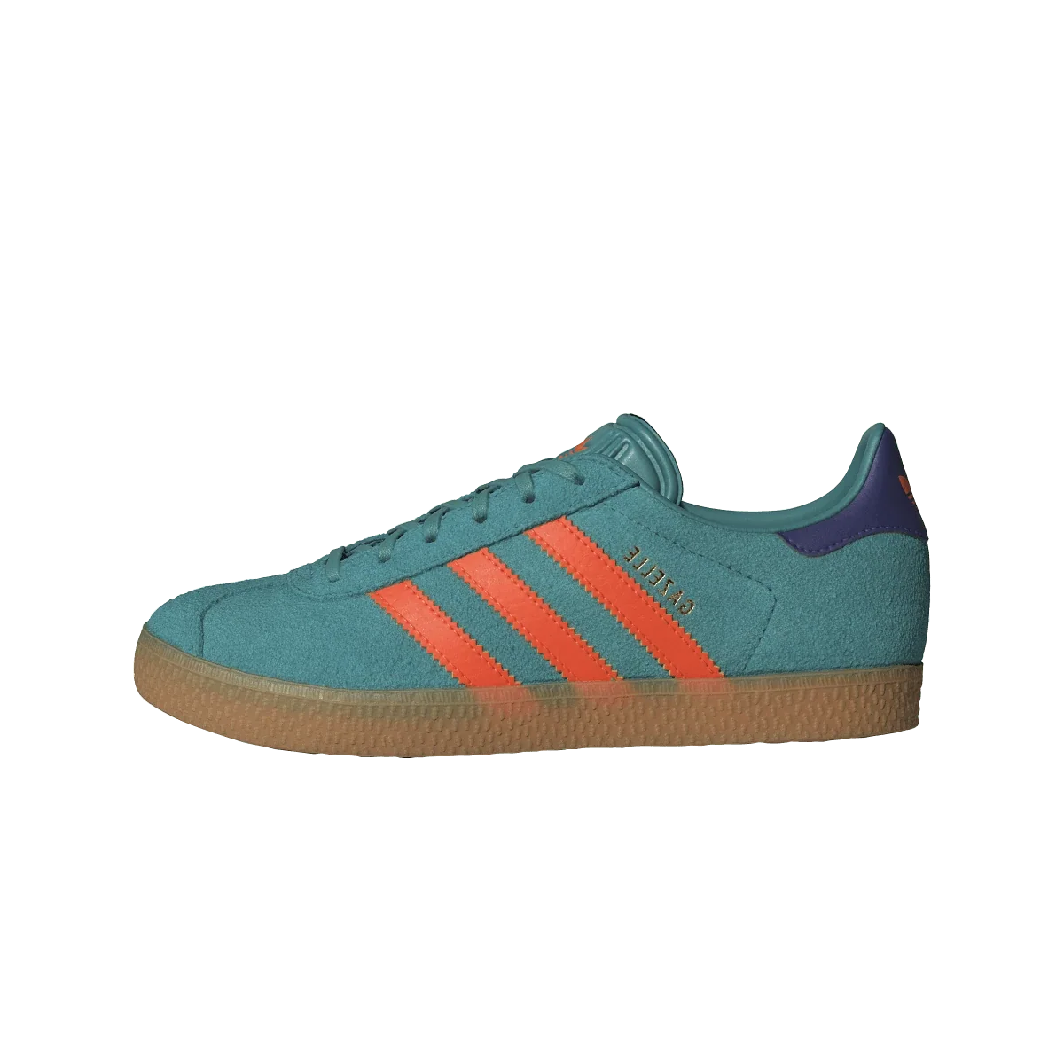 Adidas Gazelle Pure Teal Impact Orange Collegiate Purple