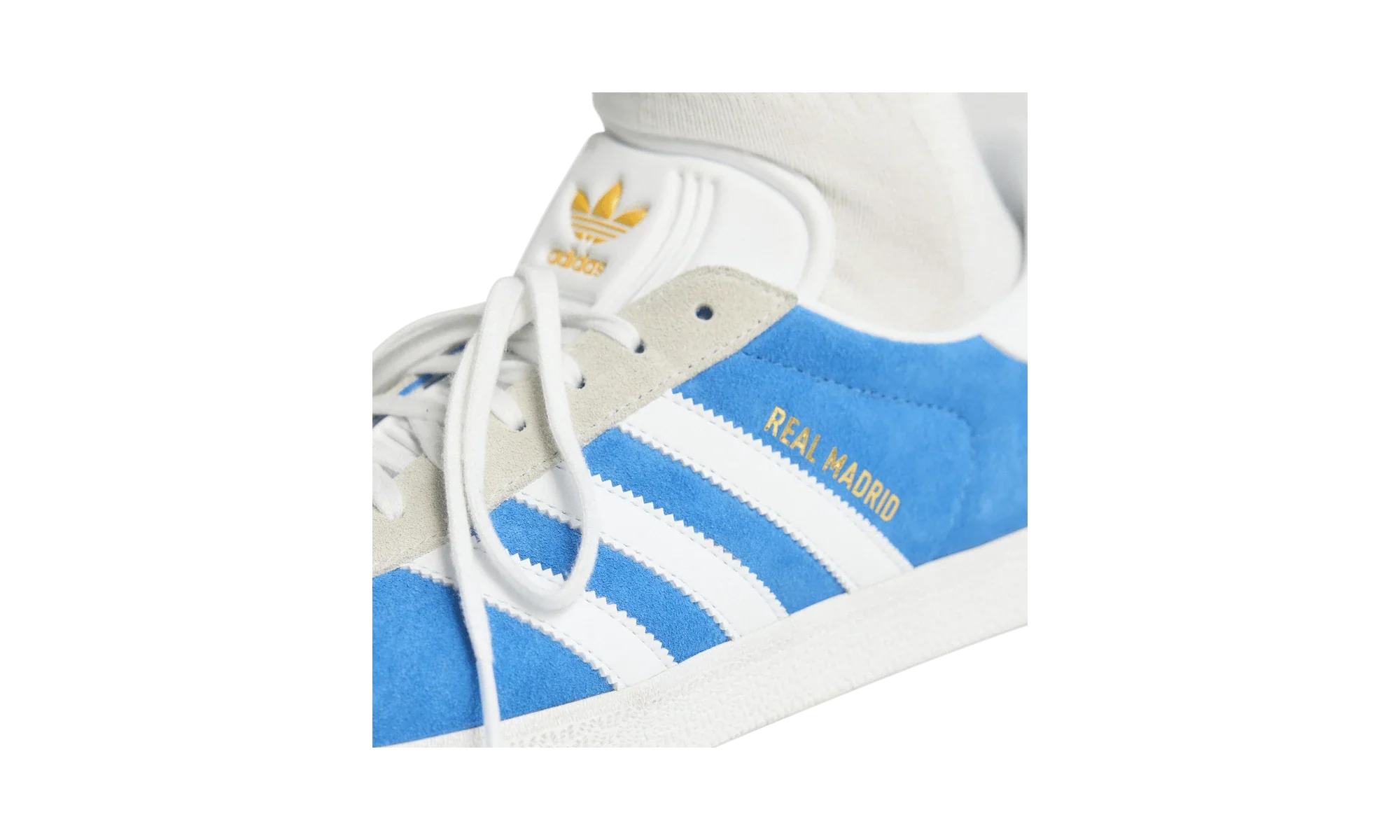 Adidas Gazelle Real Madrid Third Kit Blue Bird