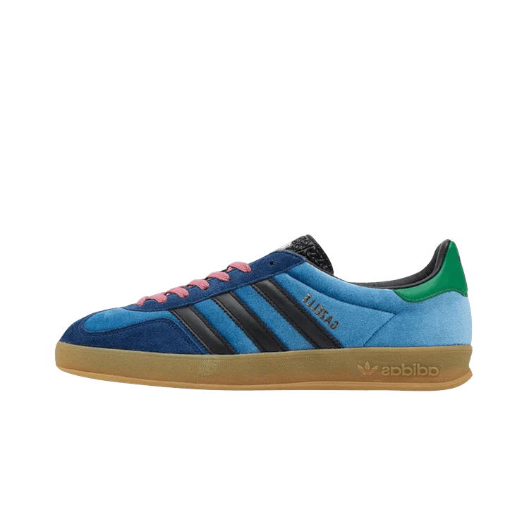 Adidas Gazelle size? Exclusive Navy Blue, Navy/Blue/Green/Gum (IH3309)