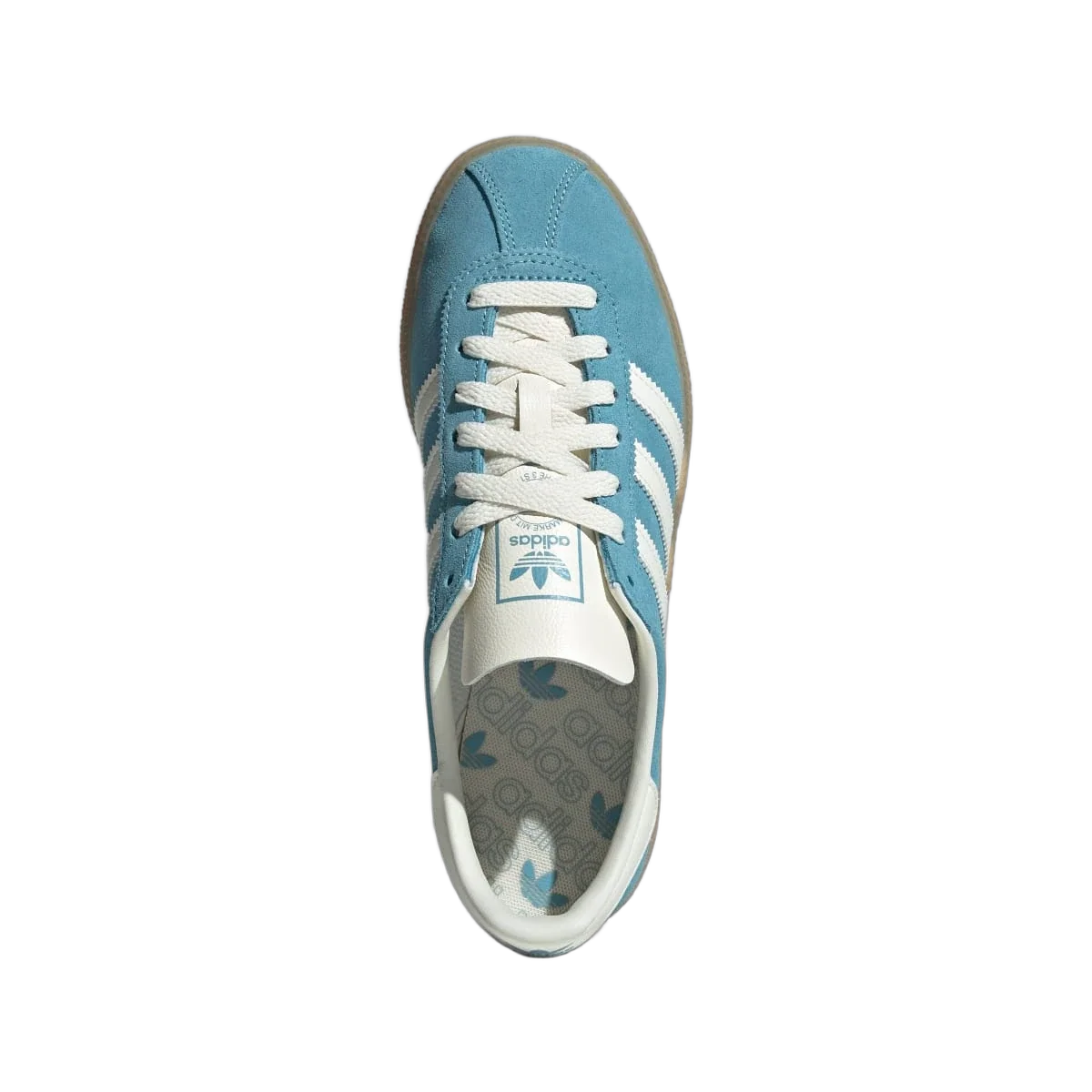 Adidas Muenchen Preloved Blue Off White Silver Metallic