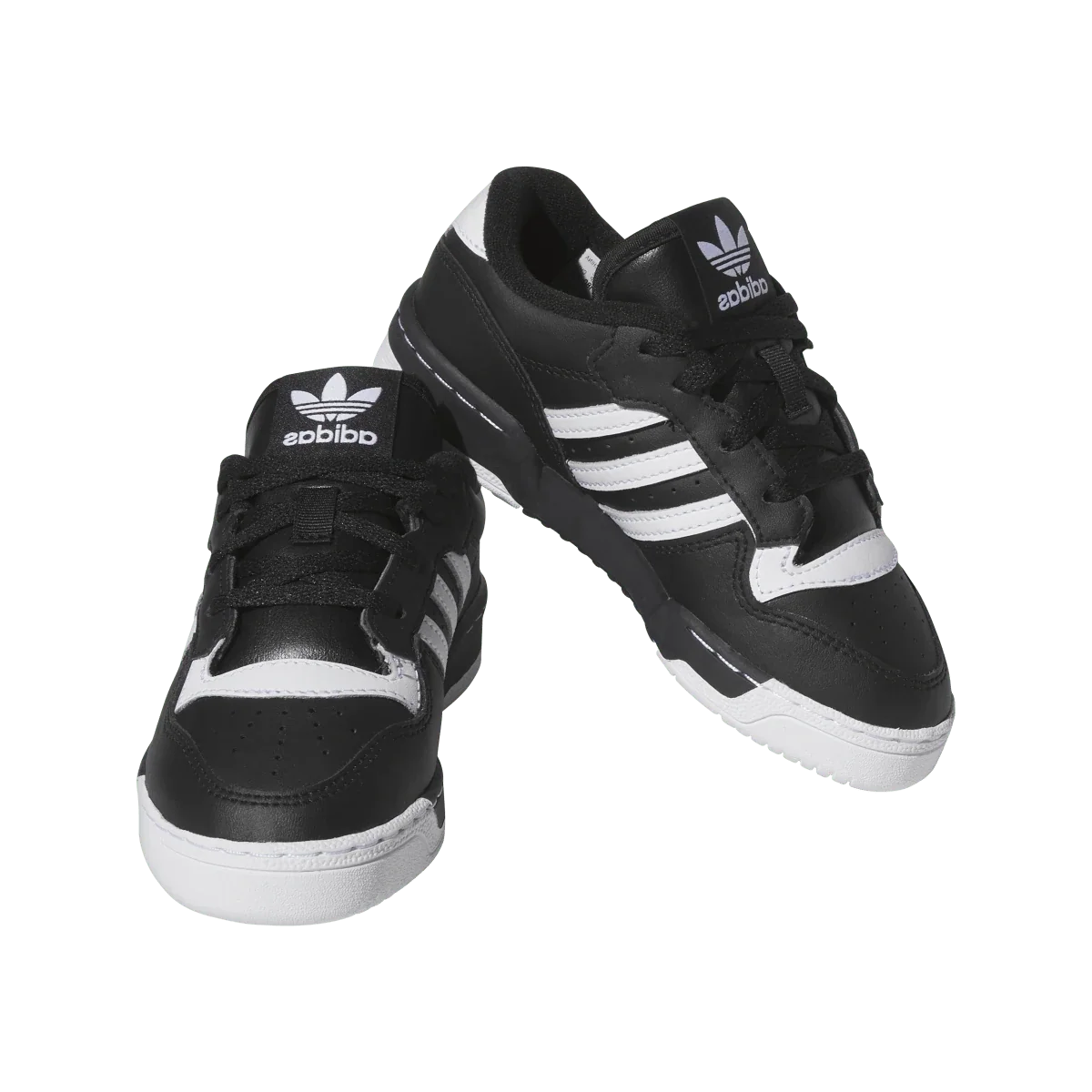 Adidas Rivalry Low Core Black Cloud White (PS)