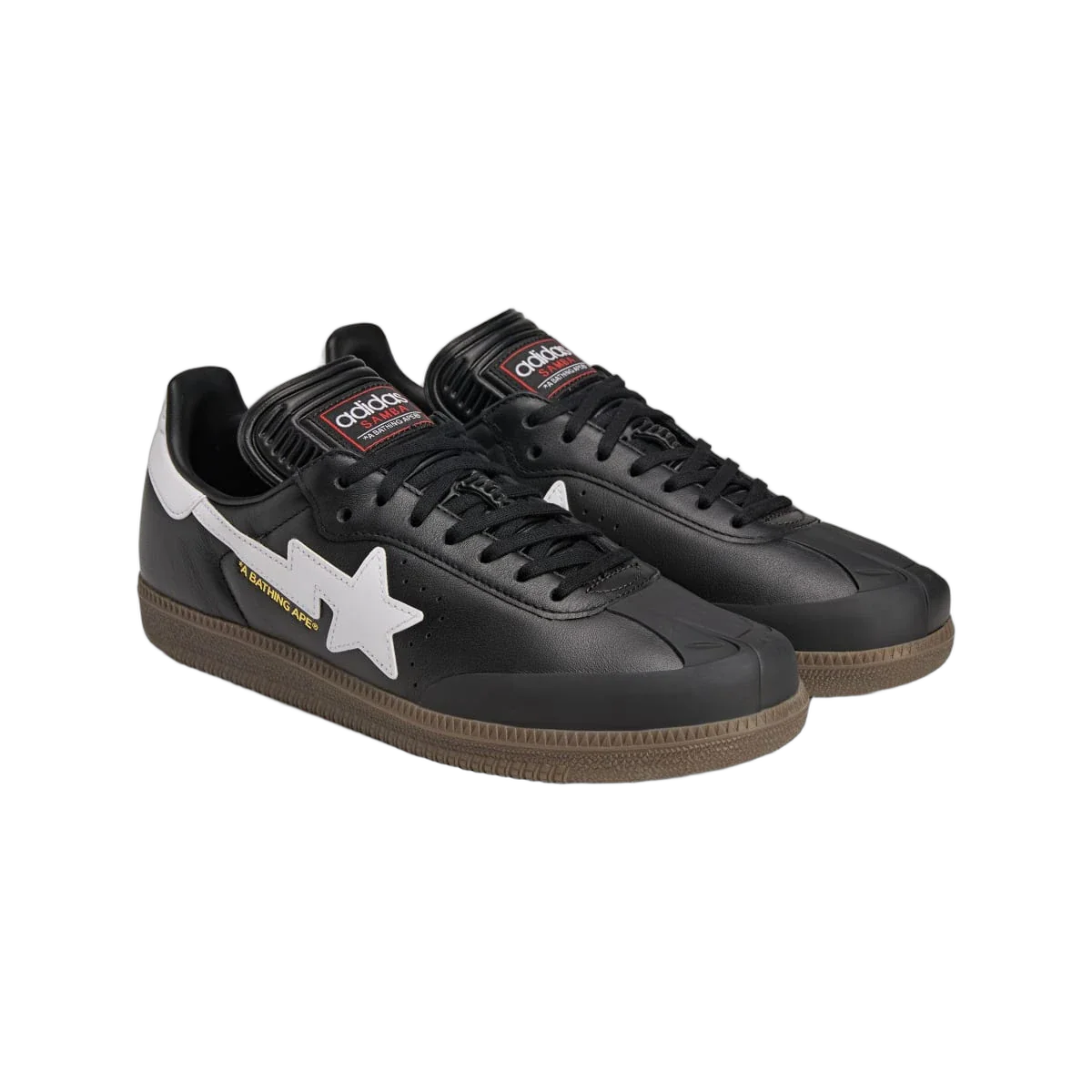 Adidas Samba Bape Black White Gum