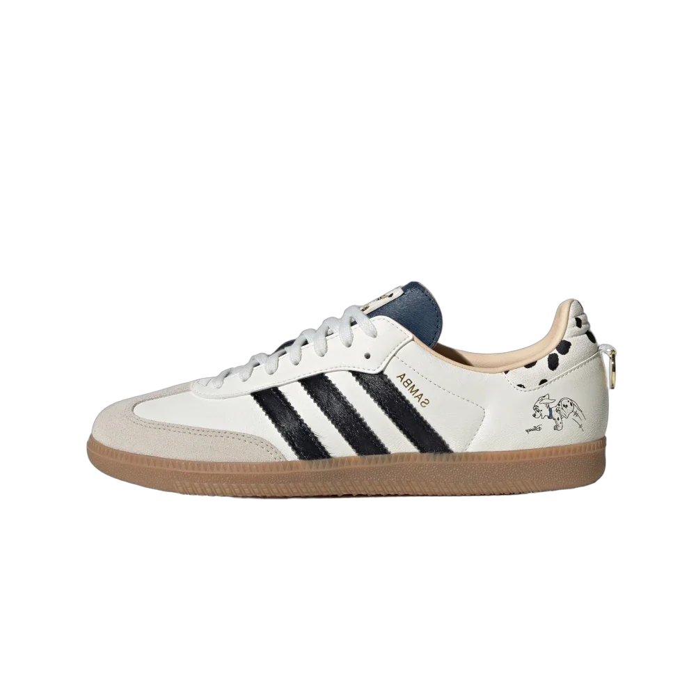 Adidas Samba Disney 101 Dalmatians Penny, Cloud White/Core Black/Gold Metallic (KJ5990)