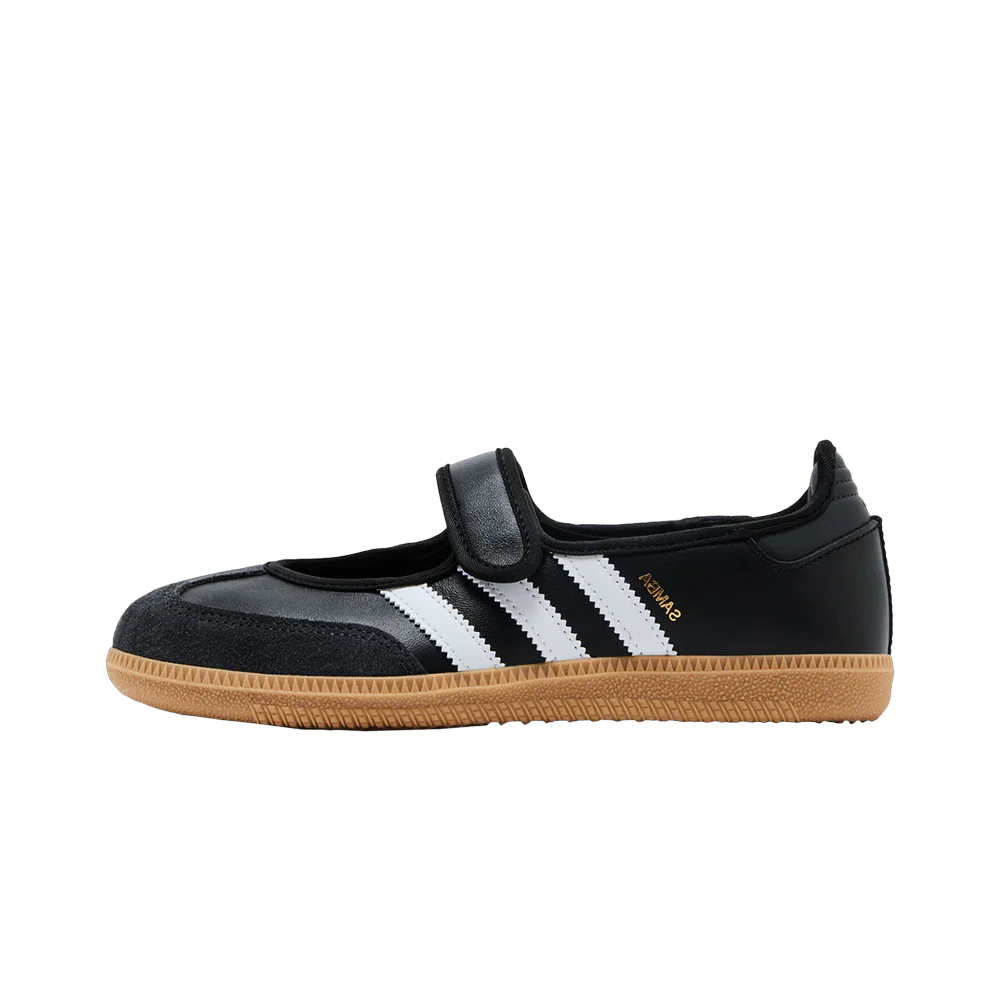 Adidas Samba Jane Black White Gum, Core Black/Carbon/Footwear White (JQ6445)