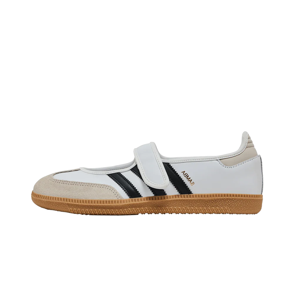 Adidas Samba Jane White Black Gum, Footwear White/Alumina/Core Black (JR1402)