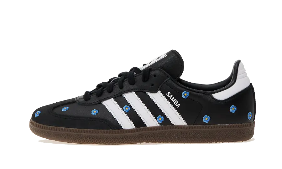 Adidas Samba Light Blue Floral Core Black - Sneak
