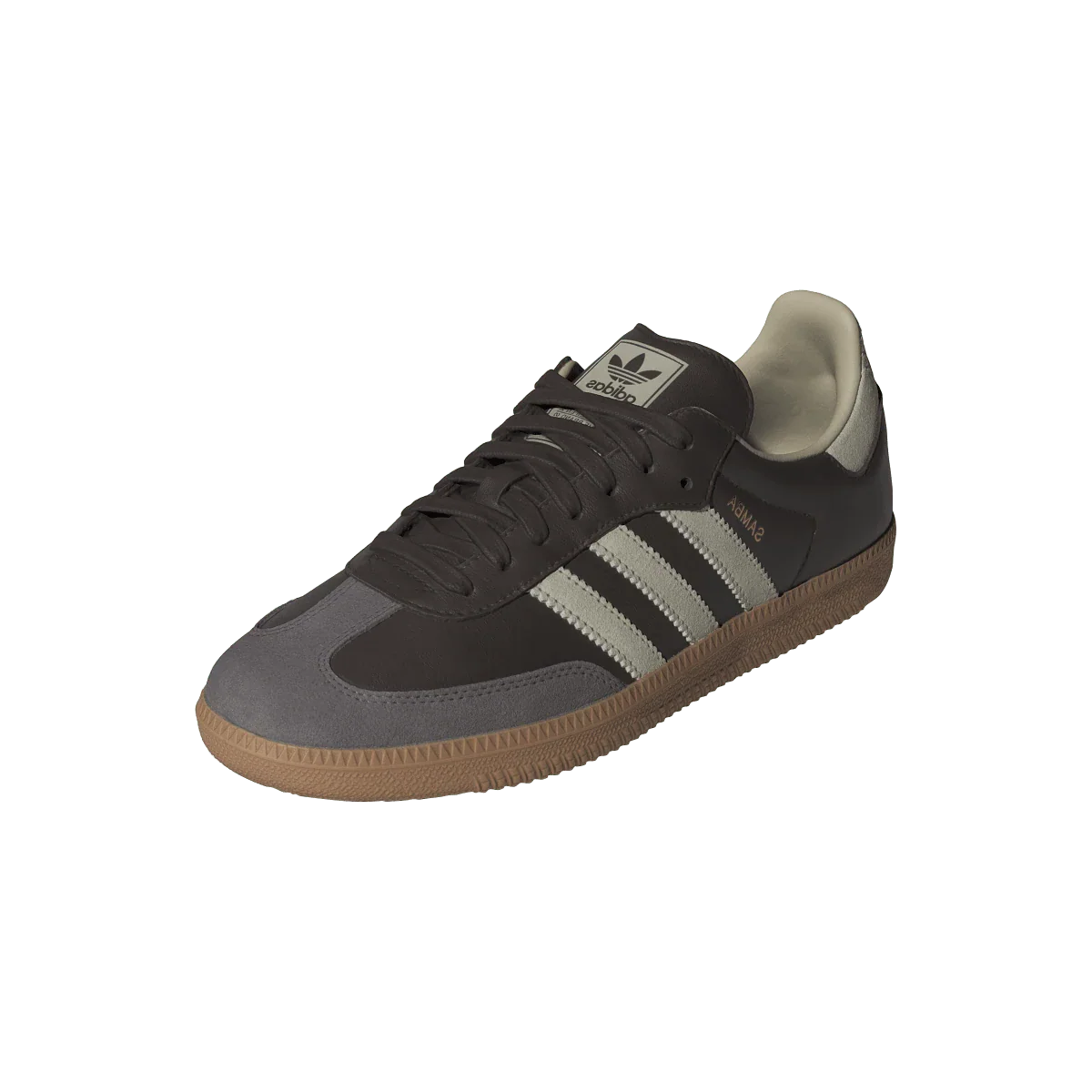 Adidas Samba OG Brown Putty Grey, Brown/Putty Grey/Gold Metallic (ID1481)