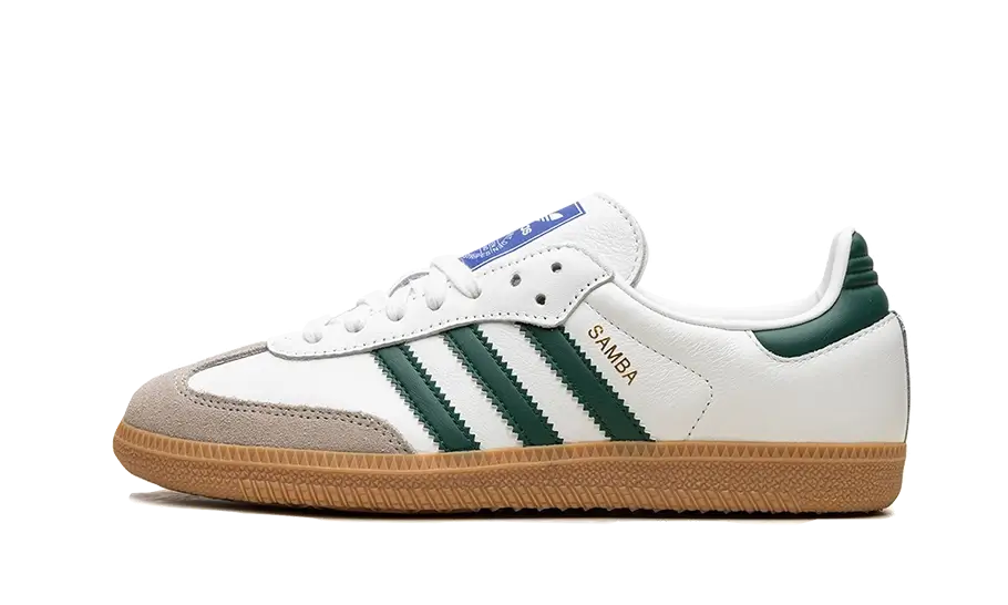 Adidas Samba OG Collegiate White Green, Cloud White/Collegiate Green/Gum (IE3437)