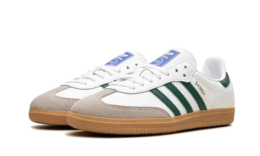 Adidas Samba OG Collegiate White Green, Cloud White/Collegiate Green/Gum (IE3437)