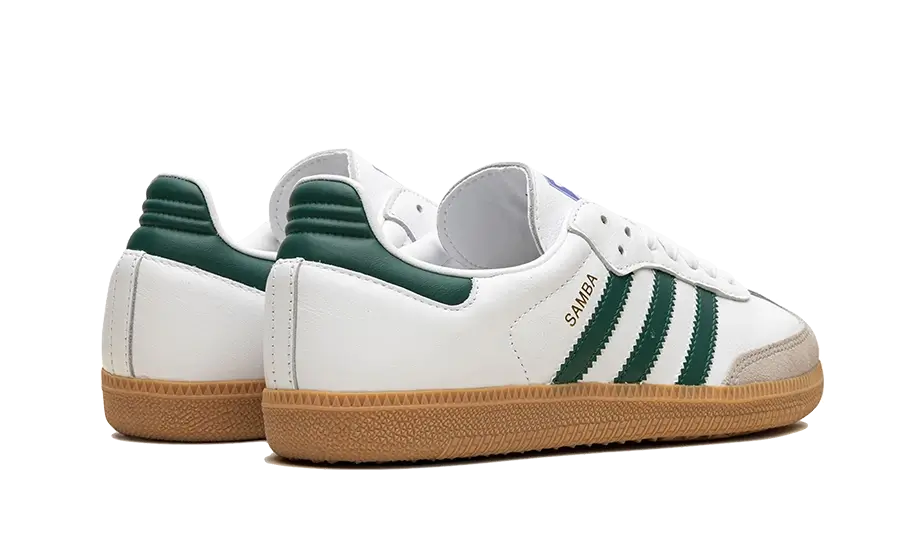 Adidas Samba OG Collegiate White Green, Cloud White/Collegiate Green/Gum (IE3437)