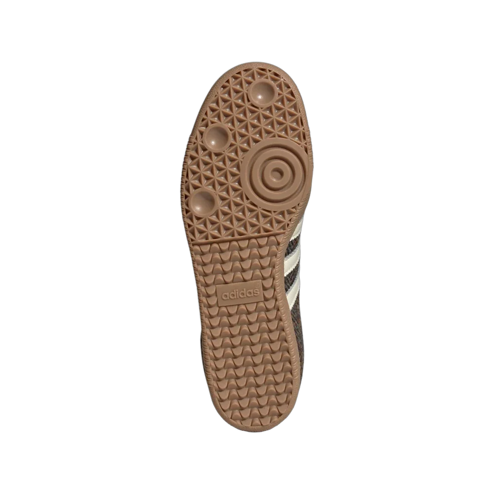 Adidas Samba OG Dark Brown Tweed, Dark Brown/Cream White/Gum (ID1450)