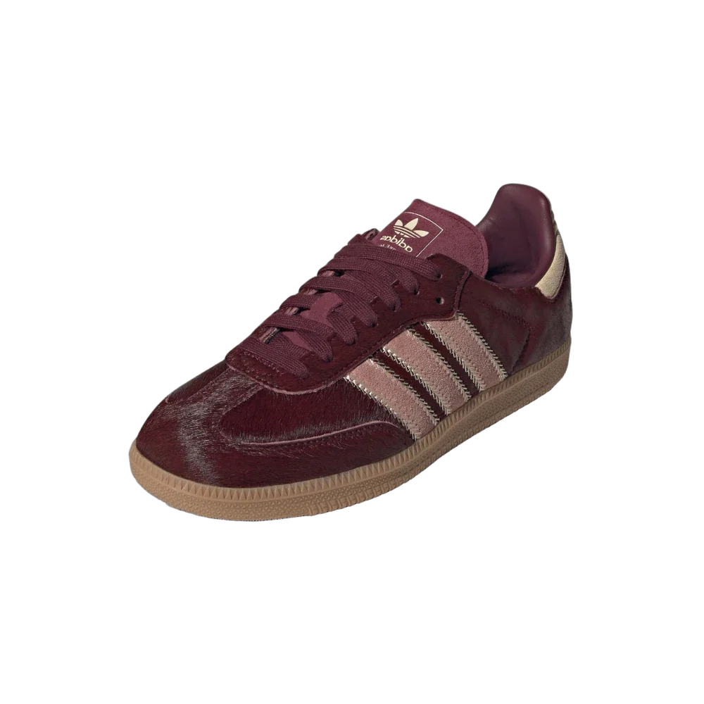 Adidas Samba OG Maroon Sand Strata Pony, Sand Strata/Maroon/Warm Clay (JP5330)
