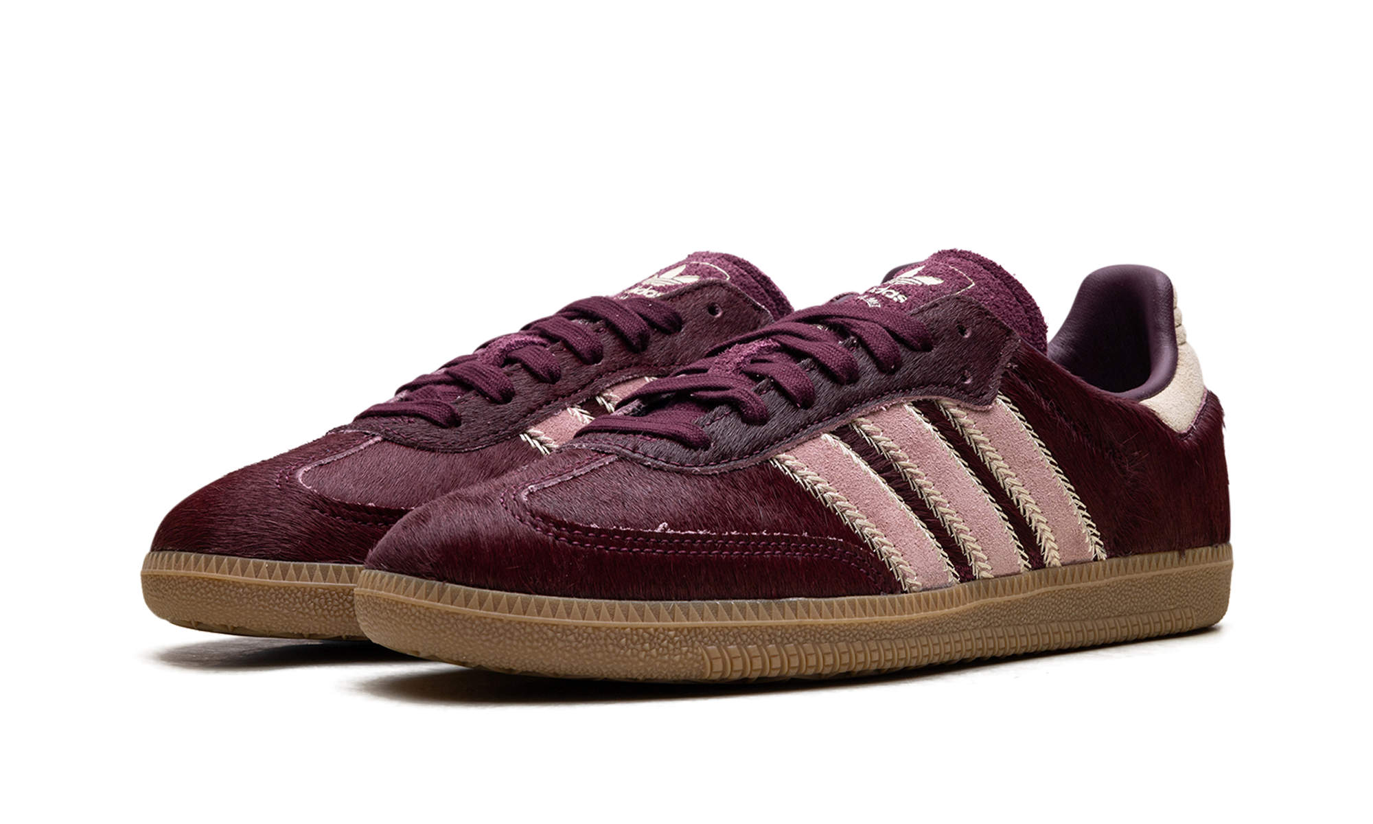 Adidas Samba OG Maroon Sand Strata Pony